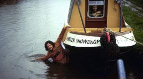 {person in the water}